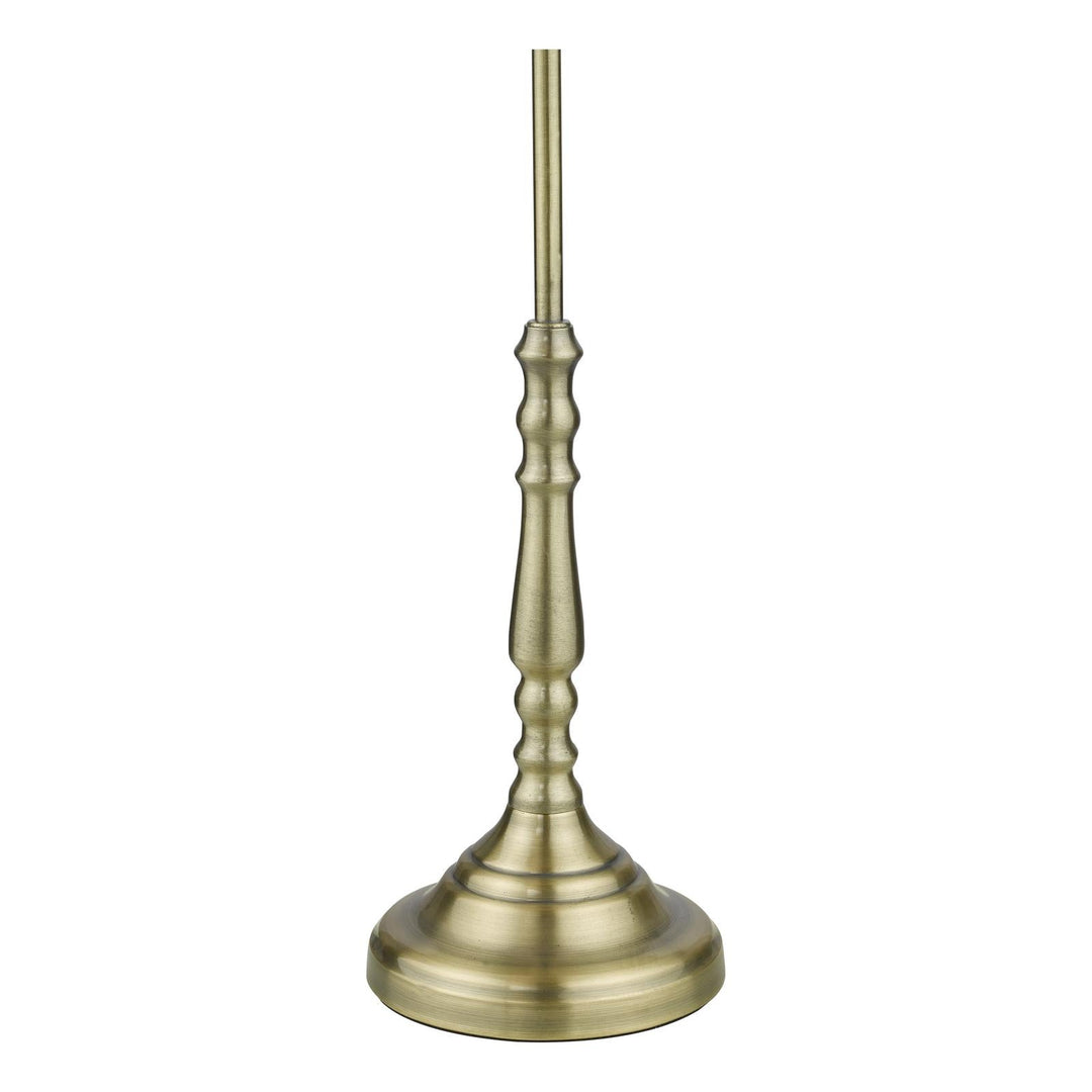 Dar BLE4175 Blenheim Table Lamp Antique Brass With Shade
