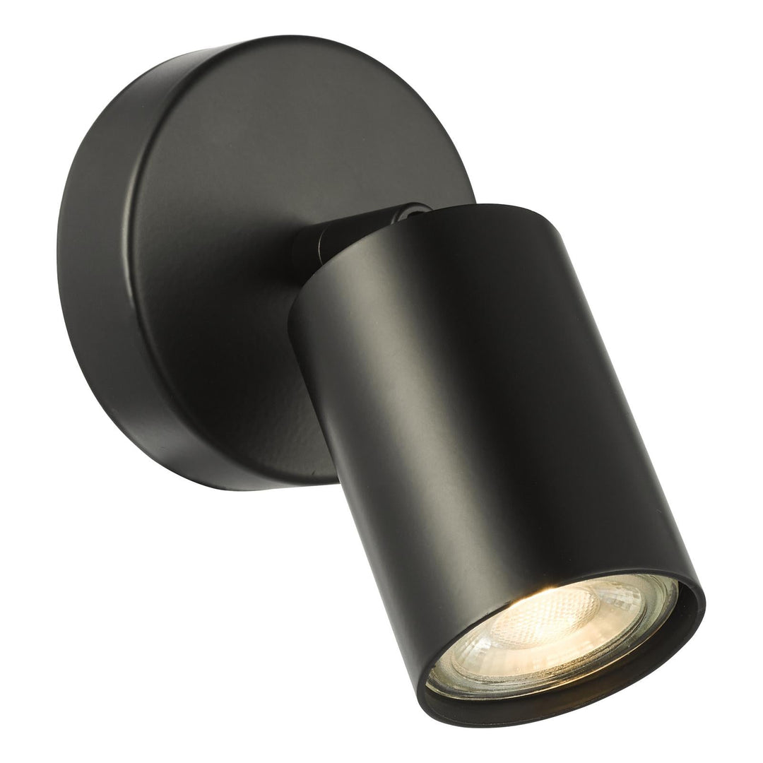 Dar CAW0722 Cawley Single Spotlight Matt Black