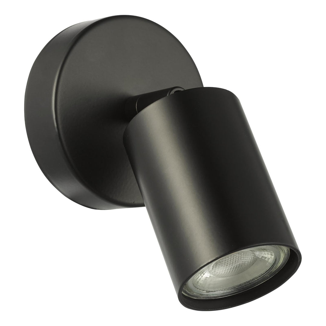 Dar CAW0722 Cawley Single Spotlight Matt Black