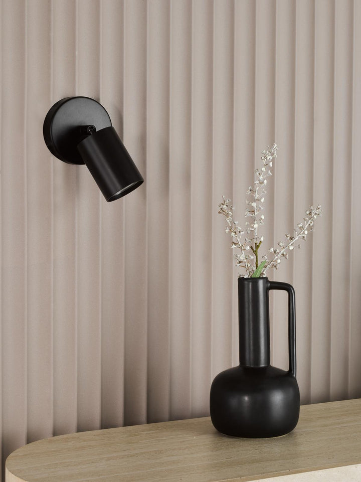 Dar CAW0722 Cawley Single Spotlight Matt Black