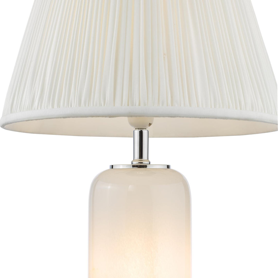 Dar DEA4226-ULY1615 Deandra Table Lamp Yellow Glass With Shade
