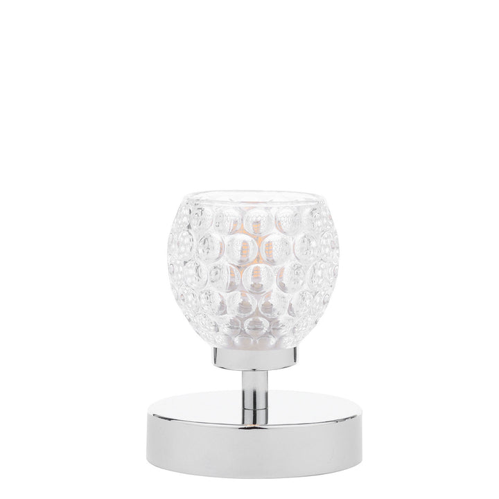 Dar GL6 Mix &amp; Match Dimpled Style Clear Glass Shade Only G9 8cm (S)