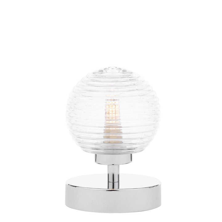 Dar GL8 Mix &amp; Match Ribbed Clear Glass Shade Only G9 8cm (S)