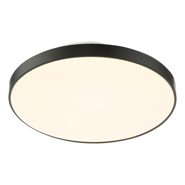 Dar ESS5222 Essien Bathroom Ceiling Light White and Black LED IP44