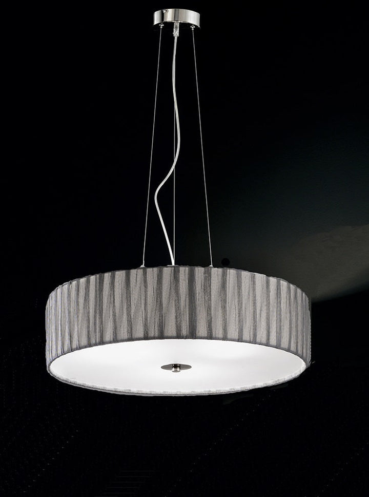 Franklite FL2284/4 Lucera 4 Light Pendant Satin Nickel (S)