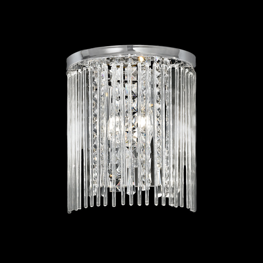 Franklite FL2310/2 Charisma 2 Light Wall Flush Chrome (S)