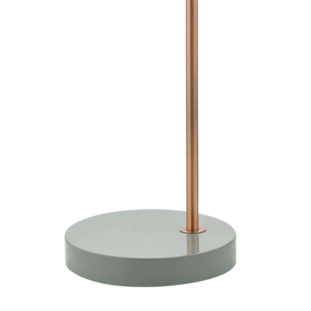 Dar FRE4239 Frederick Desk Lamp Grey and Satin Copper