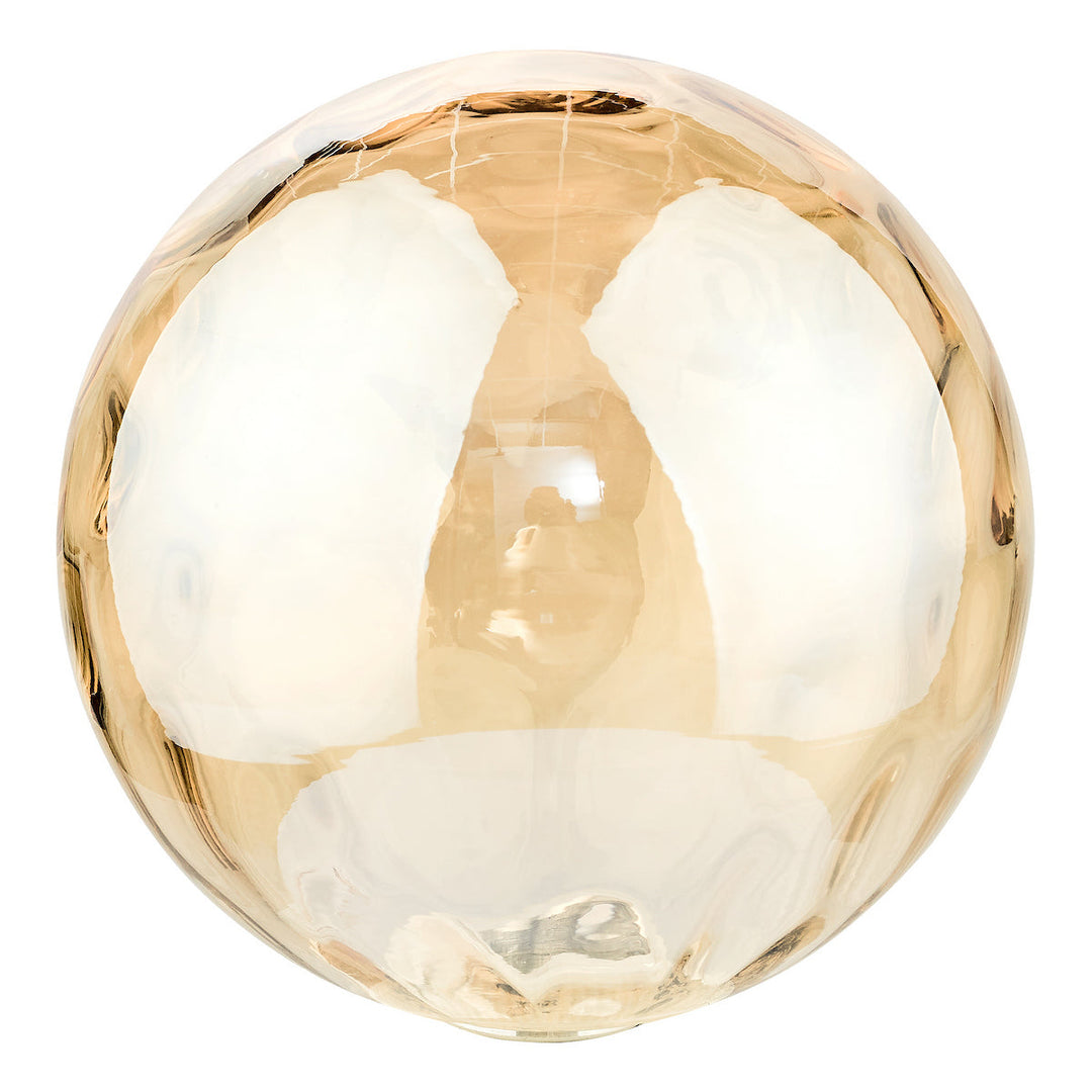 Dar GL11 Mix &amp; Match Amber Dimpled Glass G9 15cm Shade Only (S)