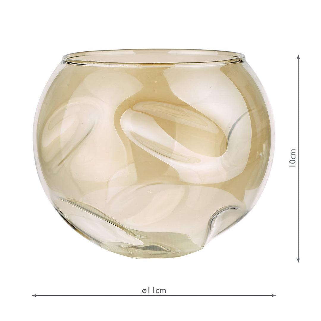 Dar GL16 Mix &amp; Match Amber Organic Glass G9 11cm (S)