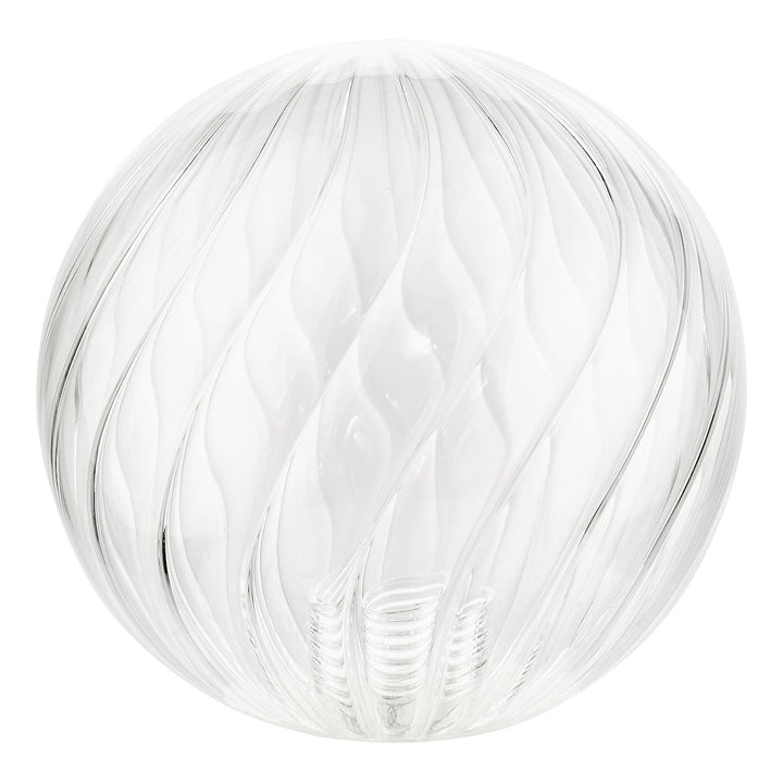Dar GL3 Mix &amp; Match Twisted Style Clear Glass Shade G9 10cm (S)