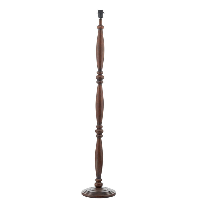Dar HAY4947-CEZ1829 Hayward Floor Lamp Wood Effect With Shade