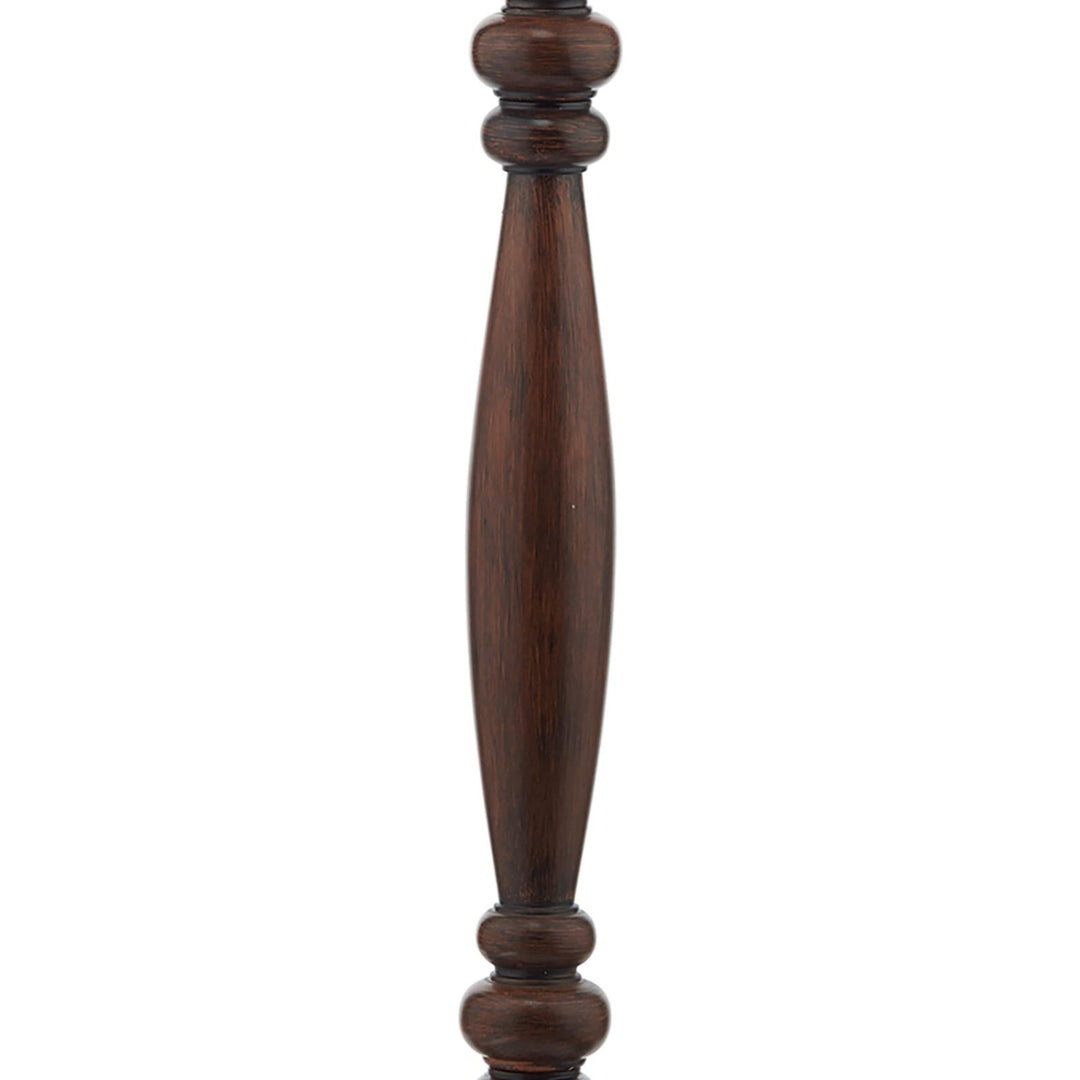 Dar HAY4947-CEZ1829 Hayward Floor Lamp Wood Effect With Shade