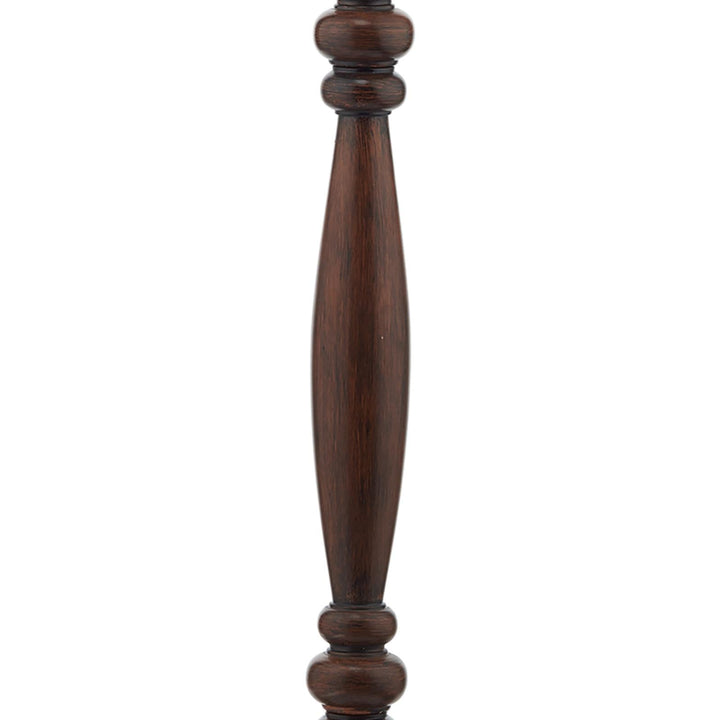 Dar HAY4947-CEZ1829 Hayward Floor Lamp Wood Effect With Shade