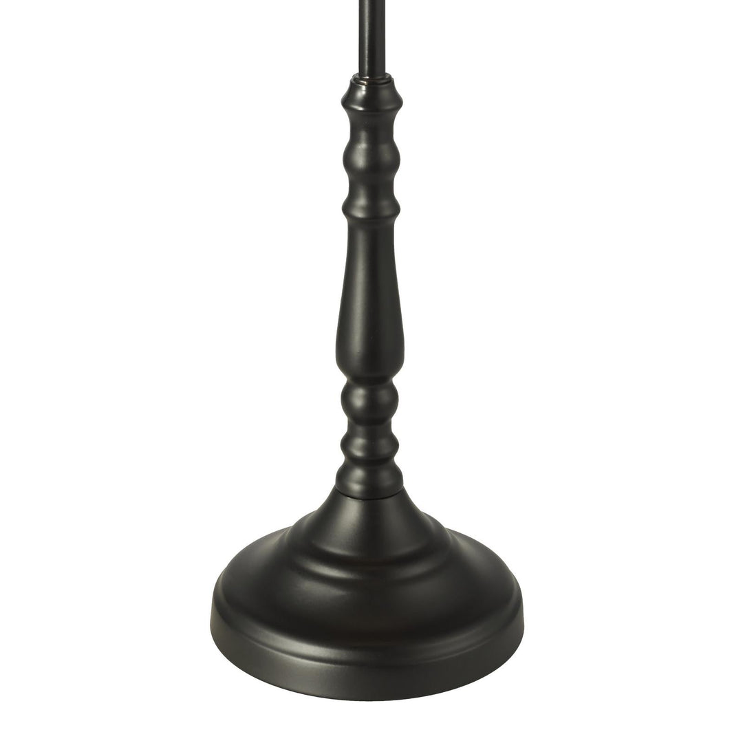 Dar JUD4122 Judy Table Lamp Satin Black With Shade