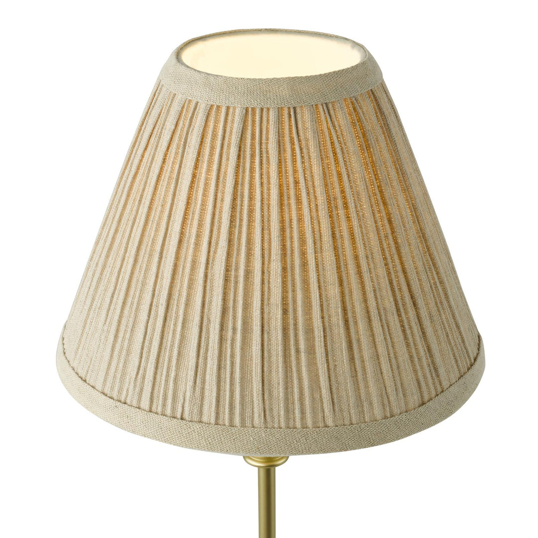 Dar JUD4135 Judy Table Lamp Satin Gold With Shade