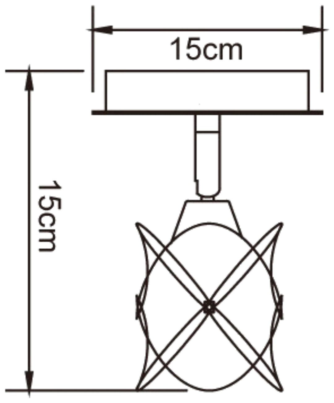 Mantra M0041/S Rosa Del Desierto Switched 1 Spot Light