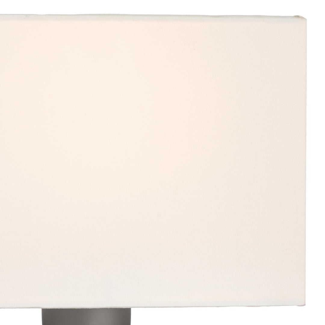 Dar MOD7163L-S1123 Modena Wall Light Brushed Bronze With Shade LED