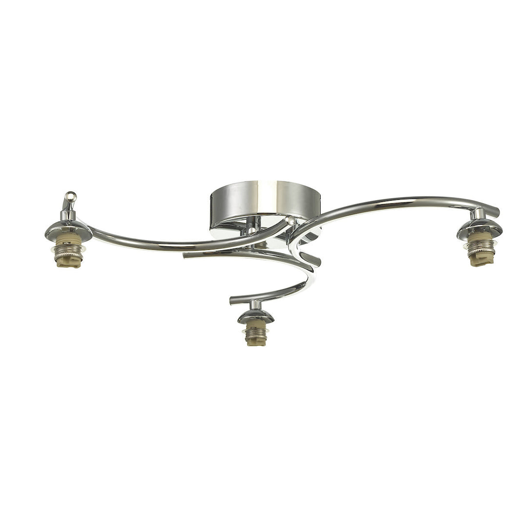 Dar NAK5350-F Nakita 3 Light Semi-Flush Chrome Fitting Only (S)