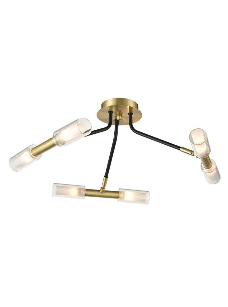 Franklite FL2435-6 Nano 6 Light Ceiling Light Black Bronze (S)