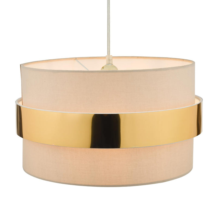 Dar OKI6529 Oki Easy Fit Pendant Taupe With Shade