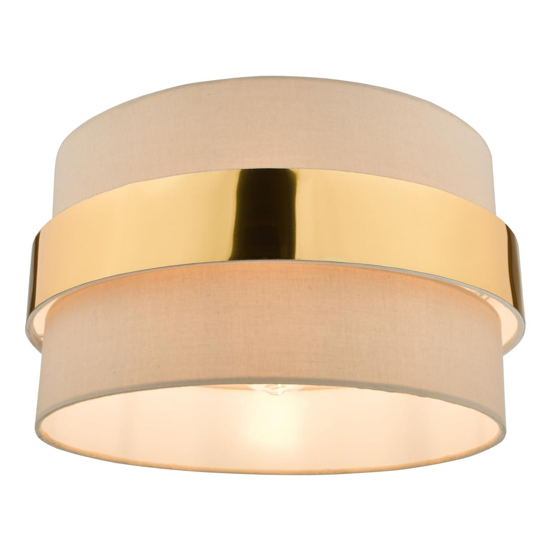 Dar OKI6529 Oki Easy Fit Pendant Taupe With Shade