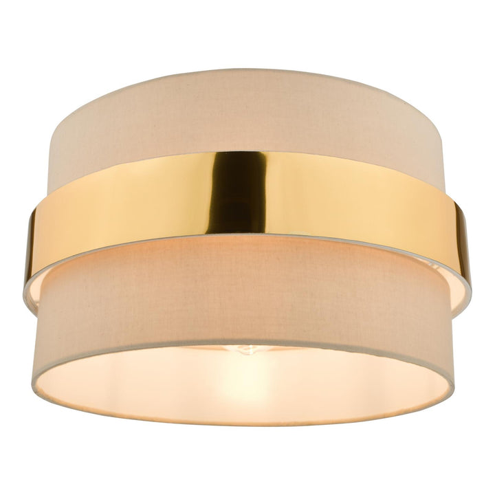Dar OKI6529 Oki Easy Fit Pendant Taupe With Shade