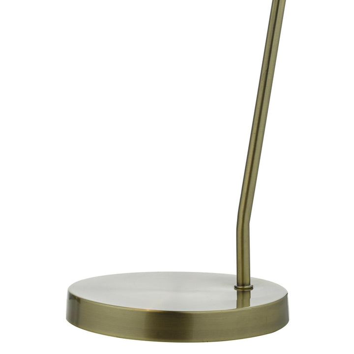 Dar OLL4154 Olly Desk Lamp Antique Brass and Matt Black