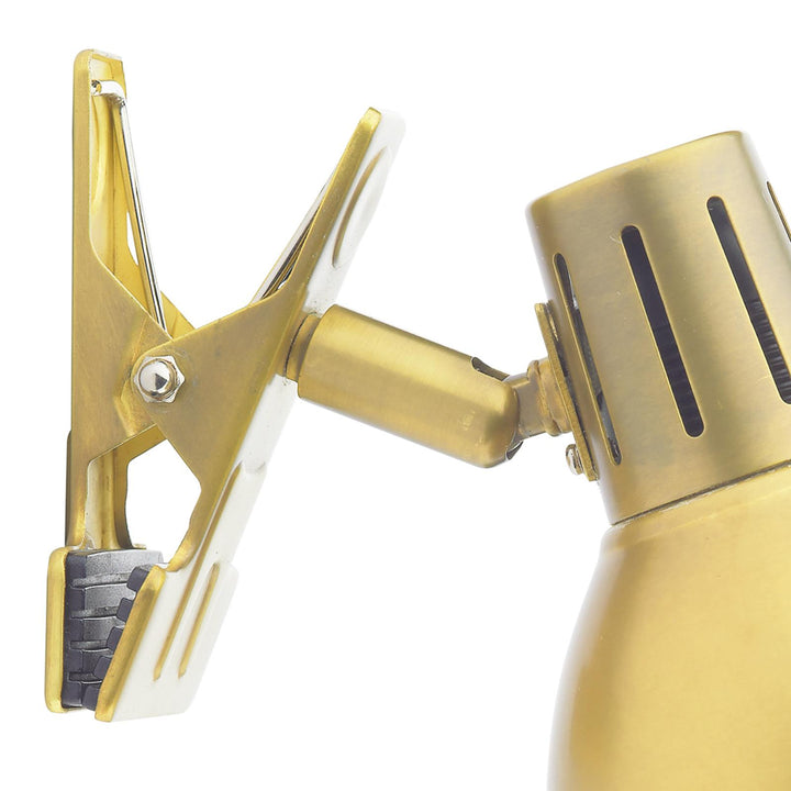 Dar OSA4175 Osaka Single Spotlight Brushed Brass