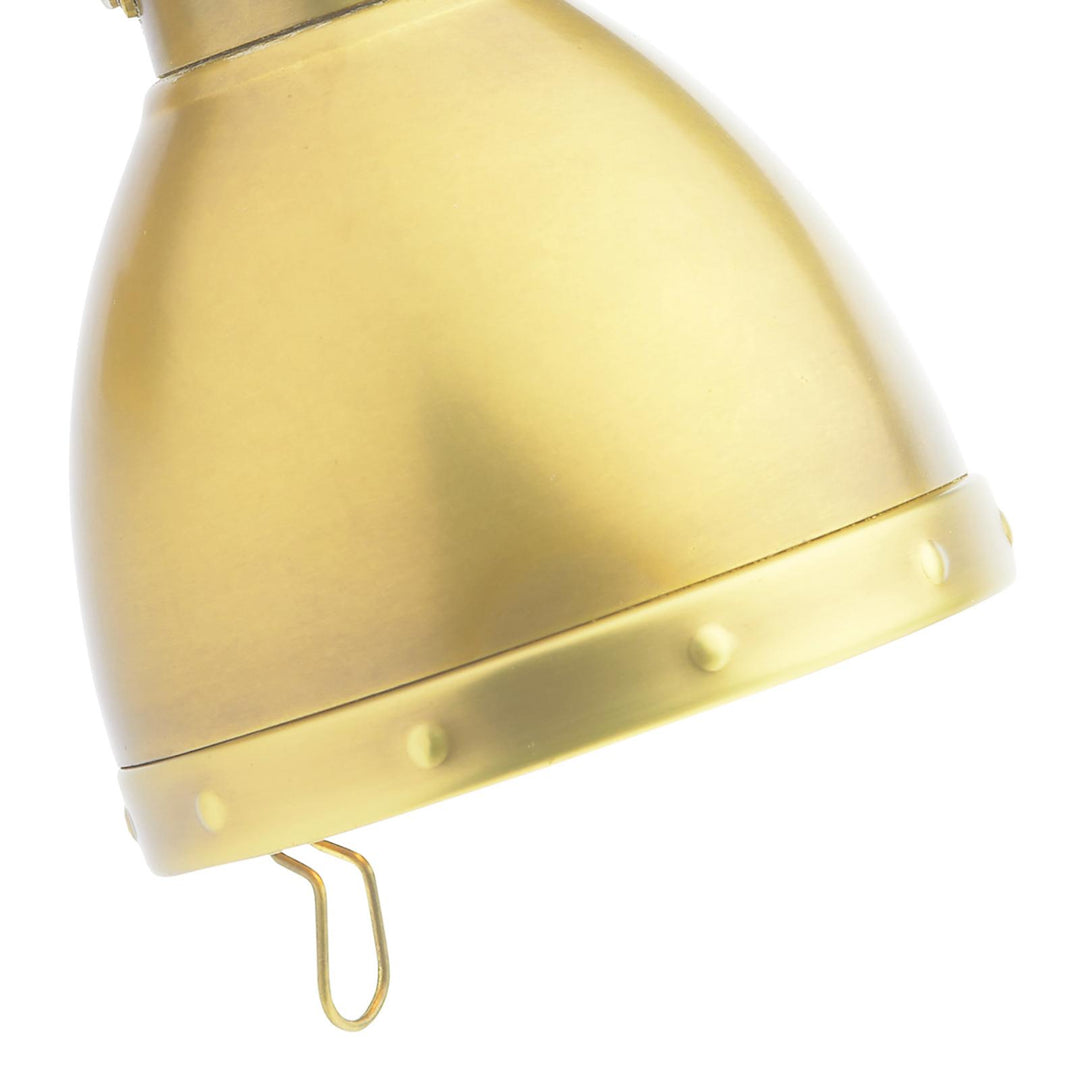 Dar OSA4175 Osaka Single Spotlight Brushed Brass