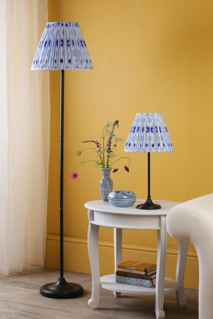 Dar PAD4222-IKA1023 Padme Table Lamp Matt Black With Shade