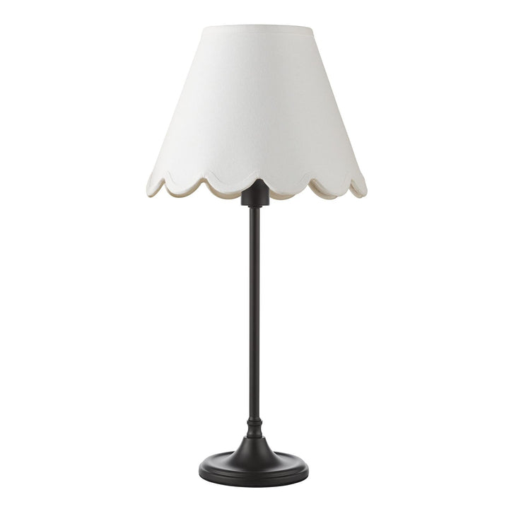 Dar PAD4222-NER102 Padme Table Lamp Matt Black With Shade