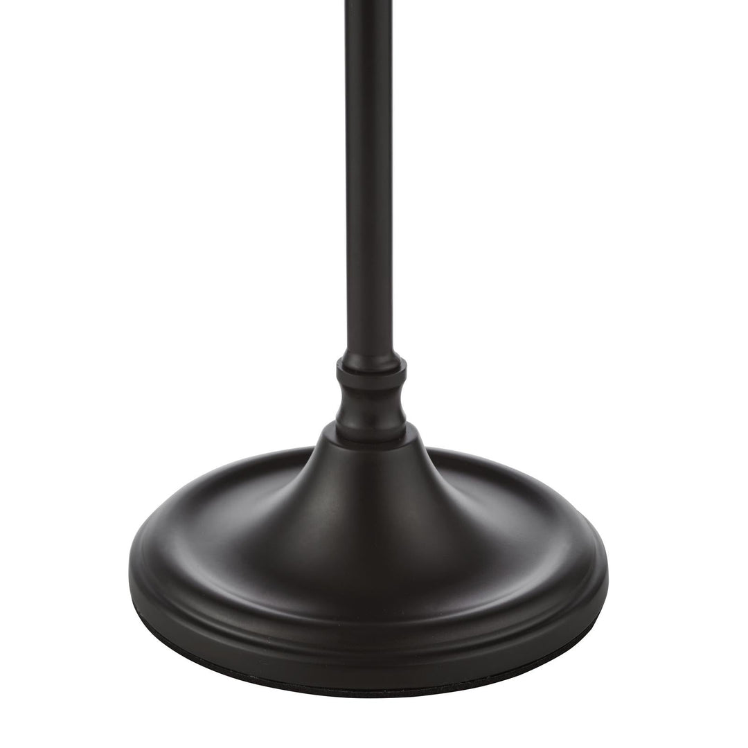 Dar PAD4222-NER102 Padme Table Lamp Matt Black With Shade