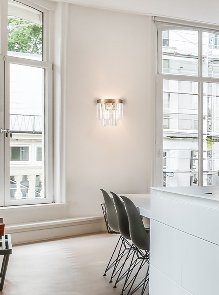 Franklite FL2465-3 Perdita 3 Light Crystal Wall Light