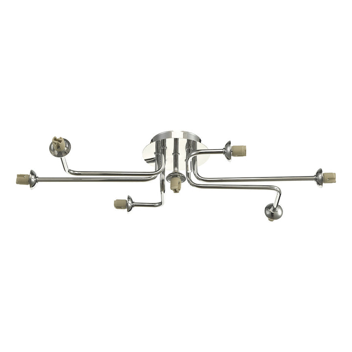 Dar REY3450-F Reyna 7 Light Semi-Flush Chrome Fitting Only (S)