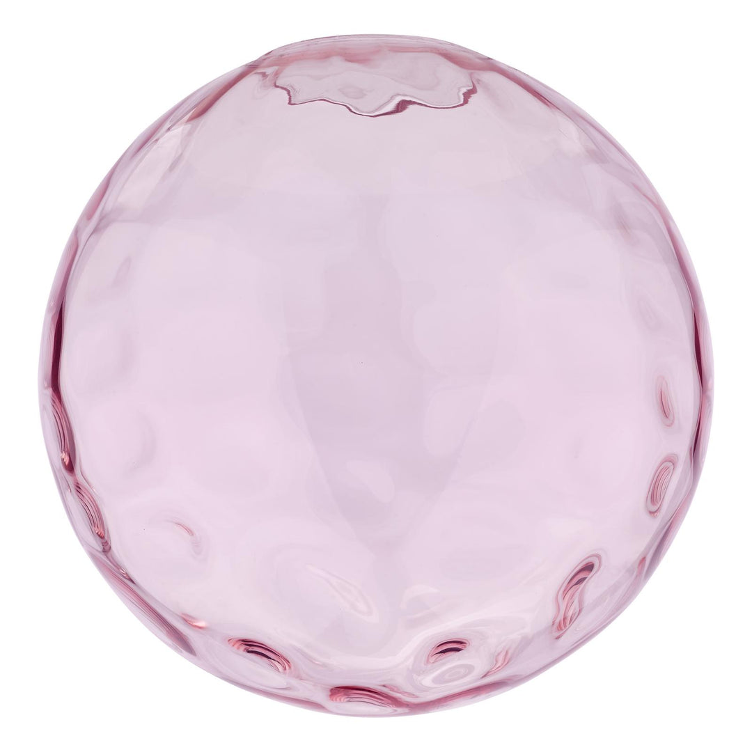 Dar RIP8803 Ripple Easy Fit Pendant Pink Glass