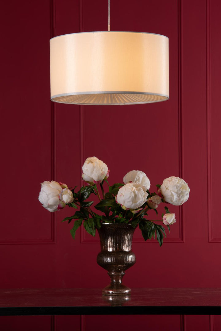 Dar RIT6533 Rita Easy Fit Pendant Cream With Shade (Pack of 2)