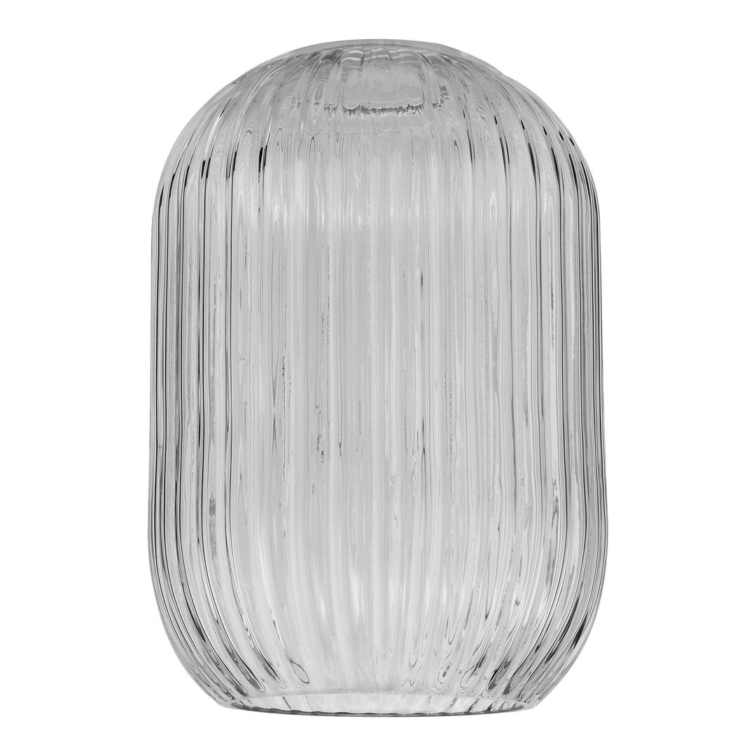 Dar SAW6510 Sawyer Easy Fit Pendant Smoked Ribbed Glass