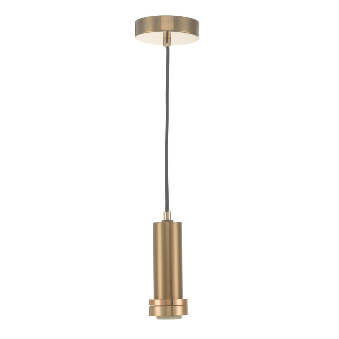 Dar SP6563 1 Light E27 Suspension Satin Bronze