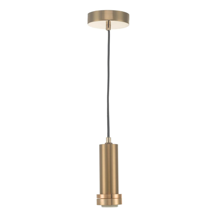 Dar SP6563 1 Light E27 Suspension Satin Bronze