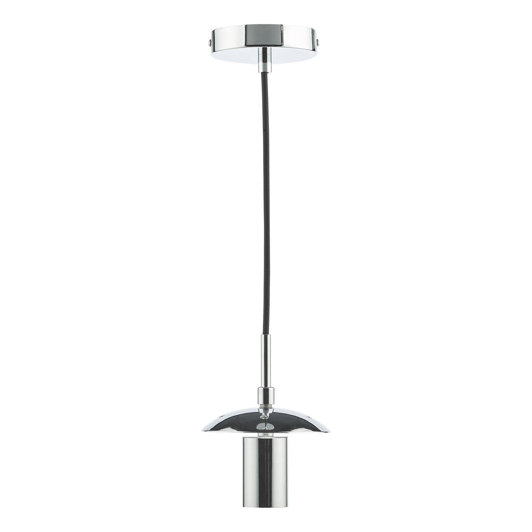 Dar SP71 1 Light E27 Suspension Polished Chrome