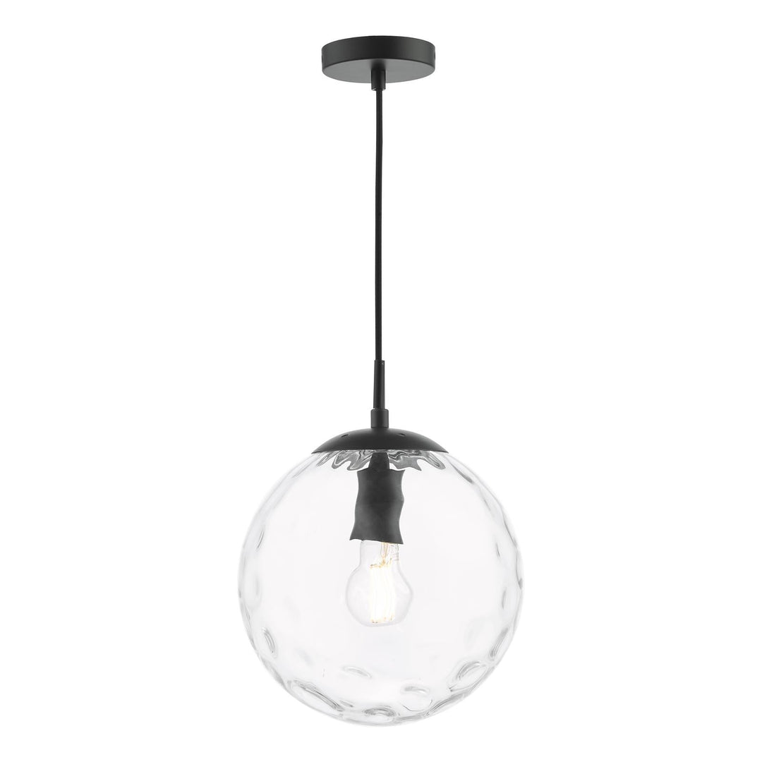Dar SP72 1 Light E27 Suspension Matt Black