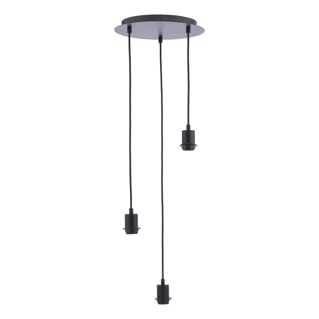 Dar SPC0322 3 Light Suspension Matt Black