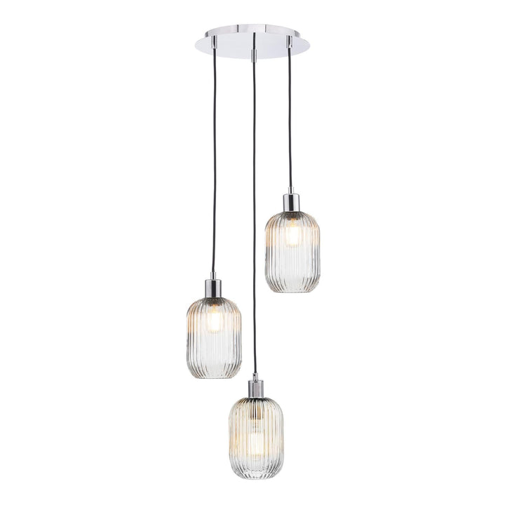 Dar SPC0350 3 Light Suspension Polished Chrome