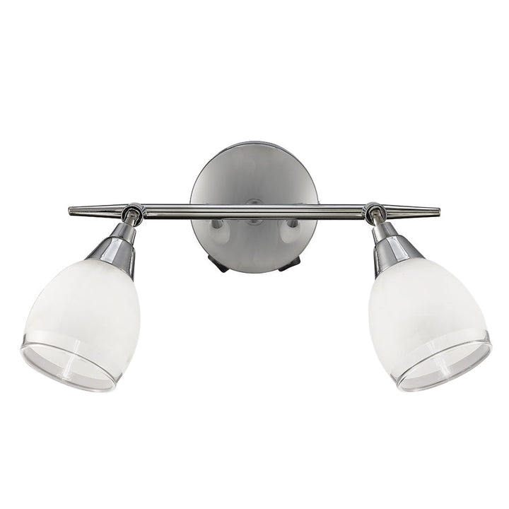 Franklite SPOT8962 Lutina 2 Light Spot Wall Light Chrome (S)