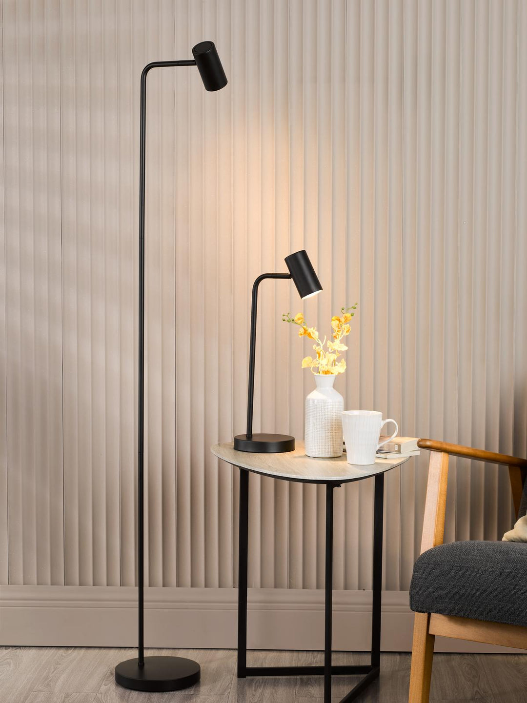Dar THI4122 Thierry Task Lamp Matt Black