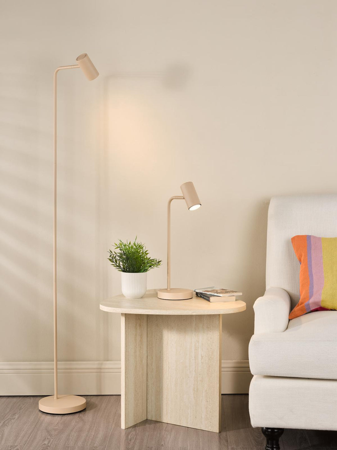 Dar THI4129 Thierry Task Lamp Matt Taupe