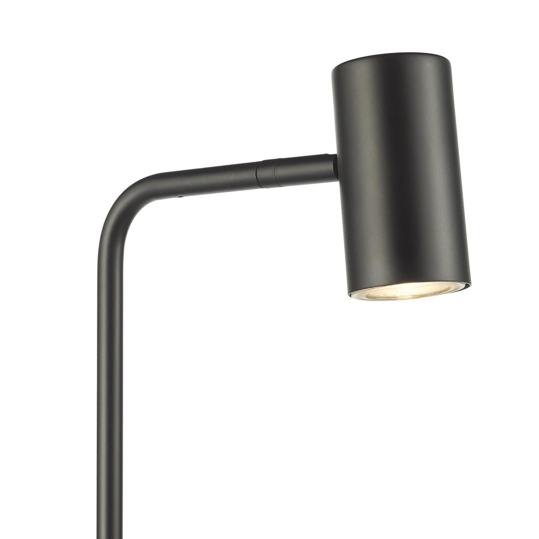 Dar THI4922 Thierry Task Floor Lamp Matt Black