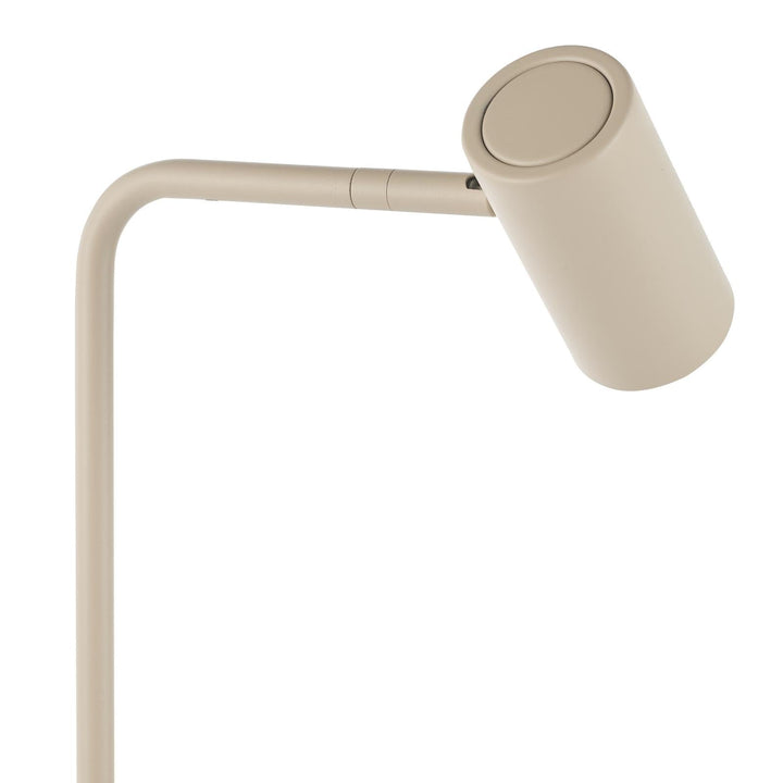 Dar THI4929 Thierry Task Floor Lamp Matt Taupe