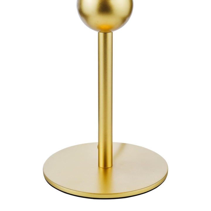 Dar TIL4235-NER102 Tilda Table Lamp Satin Gold With Shade