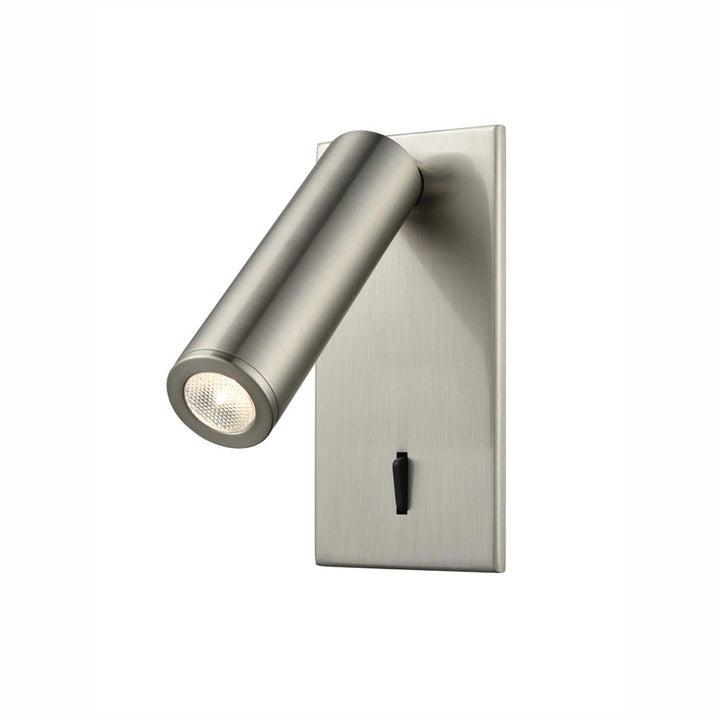 Franklite WB071 1 Light Wall Bracket Satin Nickel (S)